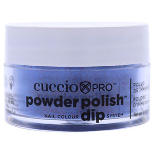 Pro Powder Polish Nail Colour Dip System-Purple With Red Glitter-Cuccio Colour